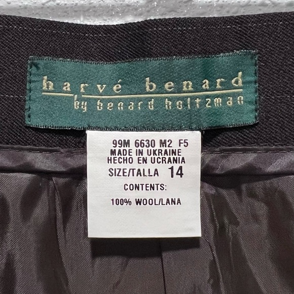 Harve Benard woman Charcoal Dress Trousers 14 - Picture 3 of 10